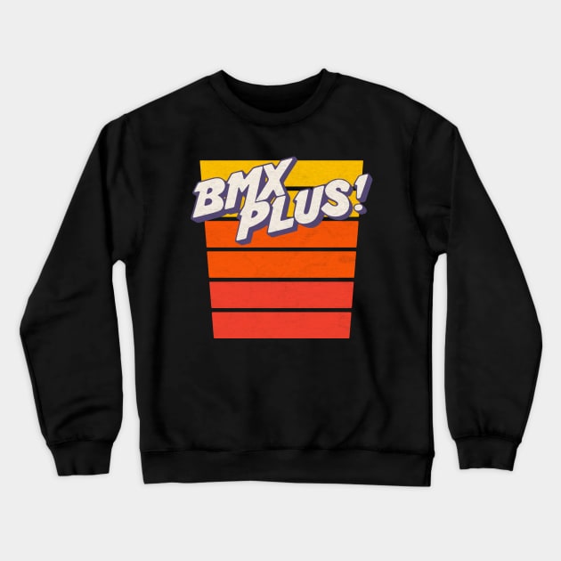 BMX Plus Freestyle Trick Team Crewneck Sweatshirt by Turboglyde